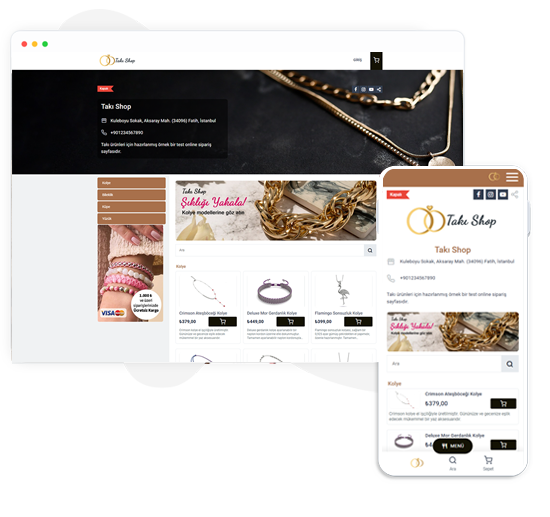 Takı Online Sipariş Sistemi